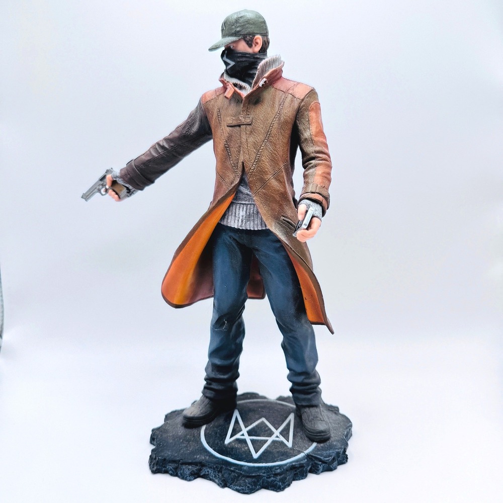 Watch Dogs Aiden Pearce Statue Figure Ubisoft J!NX Collectible Video Game 9.5 in
